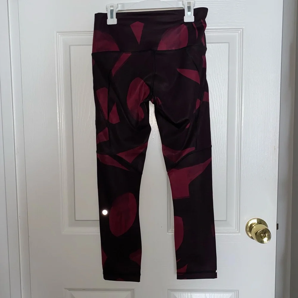 [Lululemon] All Sport Crop Back Spin Stroke Dashing Purple Athletic Pants - Picture 2 of 6